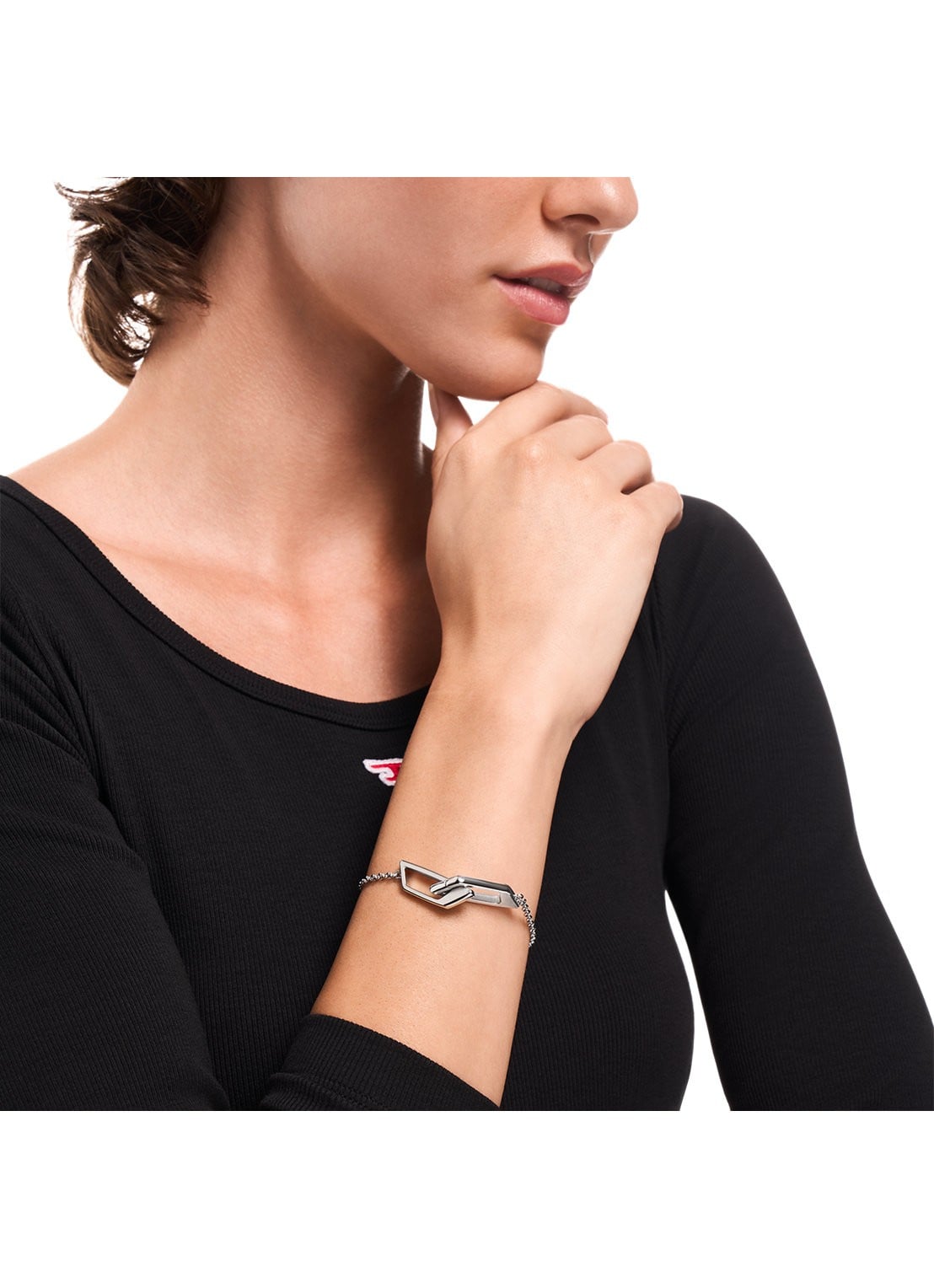 Diesel Armband DX1726040 - detail 4 zilver