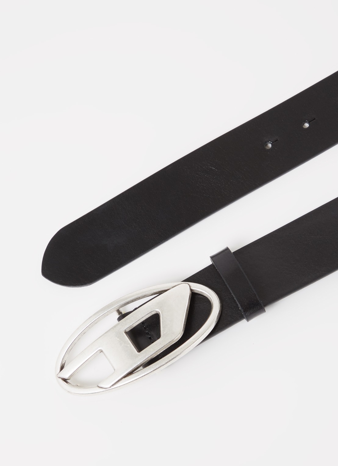 Diesel B-1DR riem van leer - detail 2 zwart