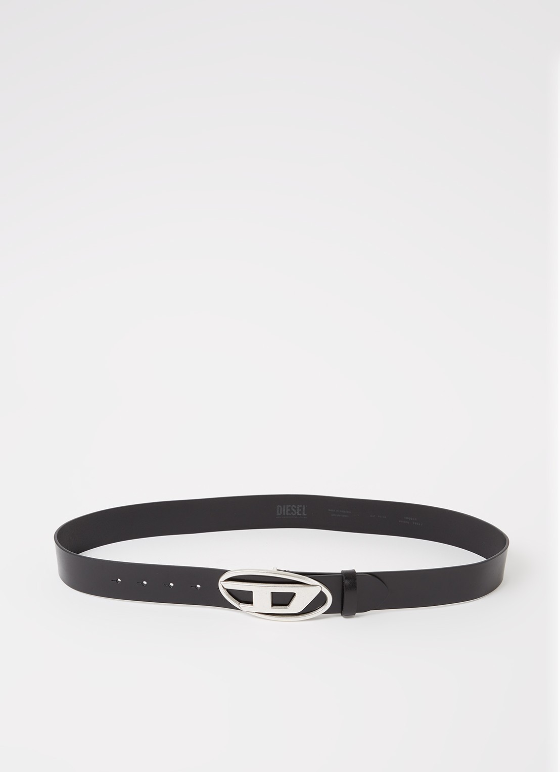 Diesel B-1DR riem van leer - voorkant zwart