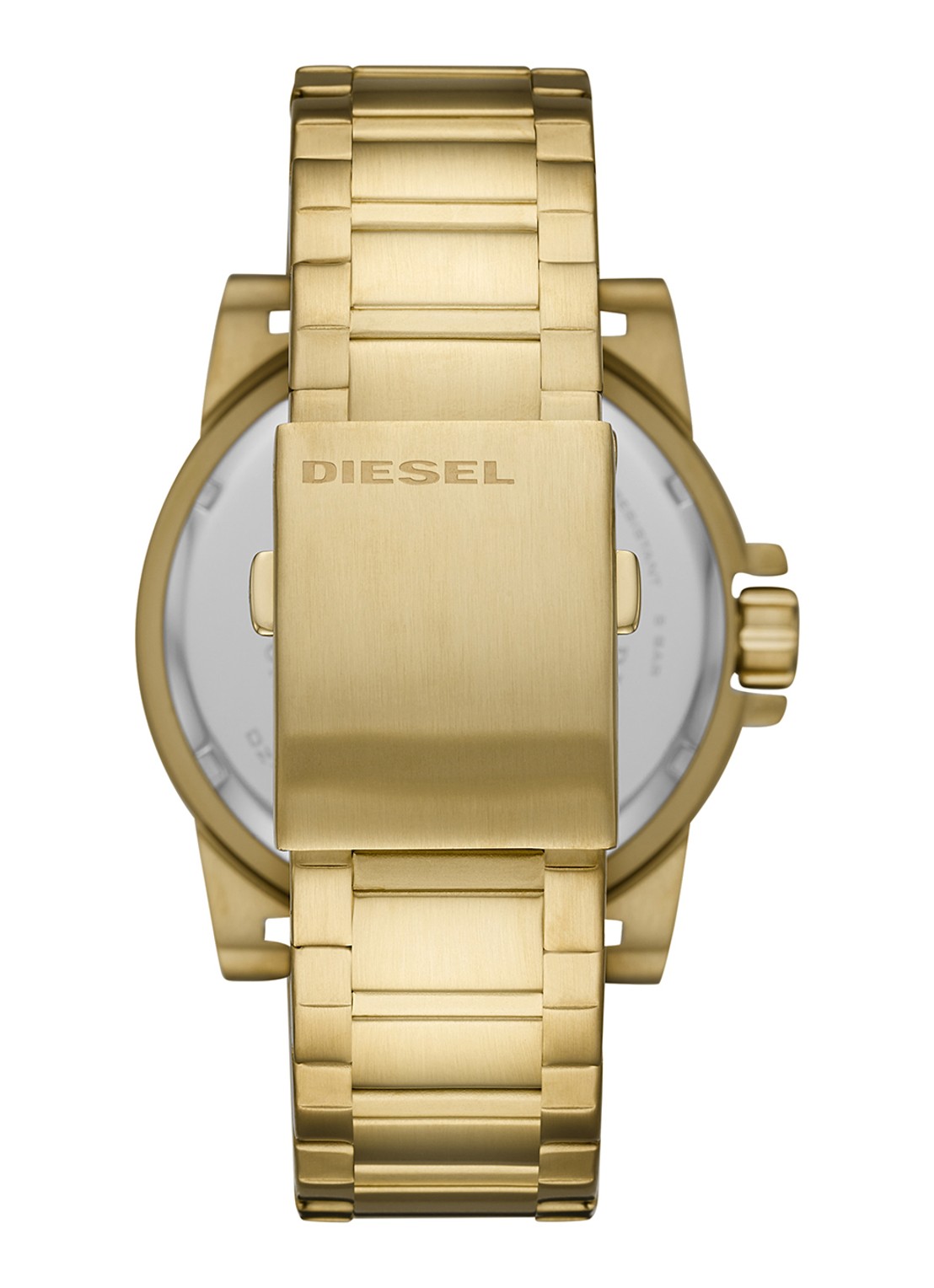 Diesel D-48 horloge DZ1912 - detail 2 geelgoud
