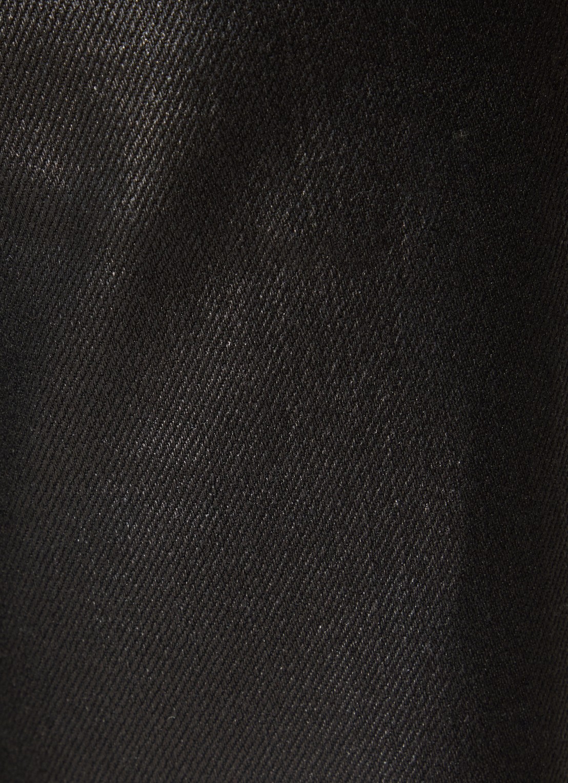 Diesel D-buck straight leg jeans  met glanzende finish - detail 3 zwart
