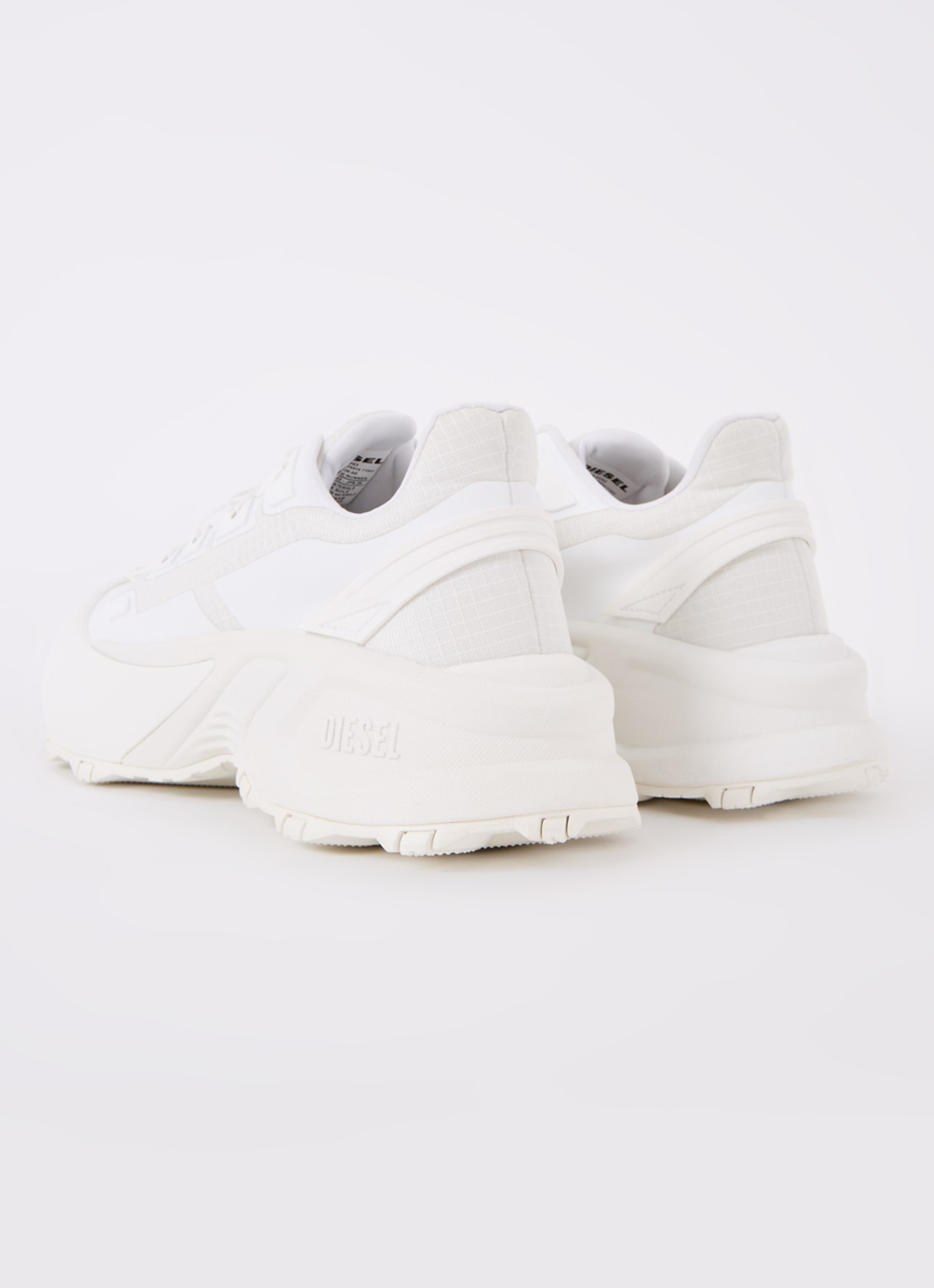 Diesel D-Cage Runner sneaker met mesh details - achterkant 5 wit