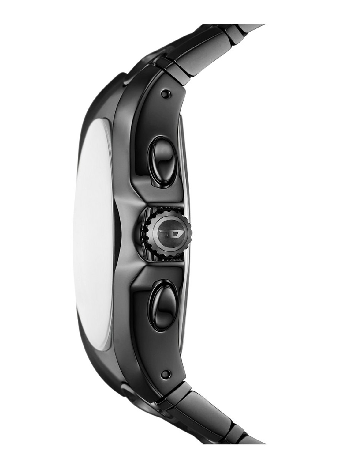 Diesel D-Curve horloge DZ4696 - detail 2 zwart