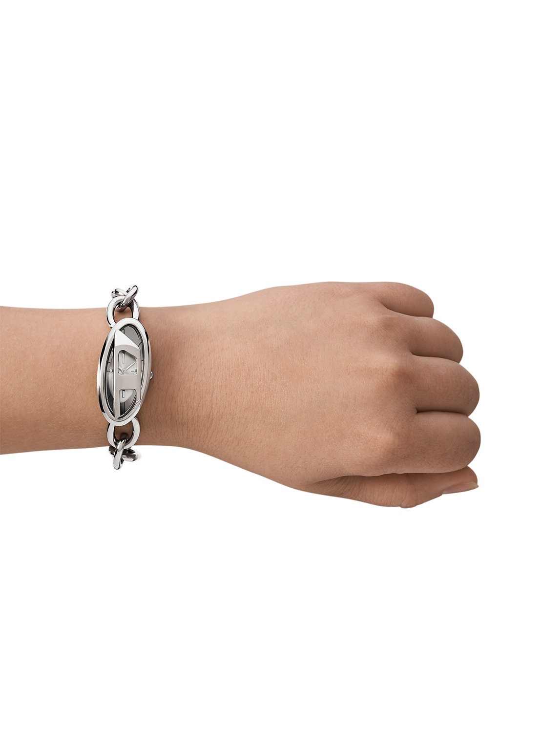 Diesel D-Era horloge DZ5609 - detail 4 zilver