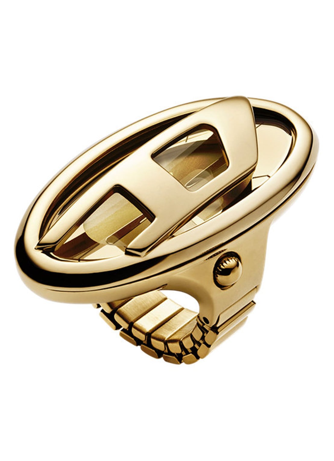 Diesel D-Era horloge ring DZ5625 - voorkant 5 goud