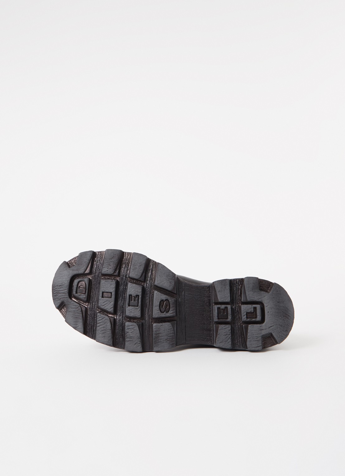 Diesel D-Hammer Lch chelsea boot van leer - detail 3 zwart