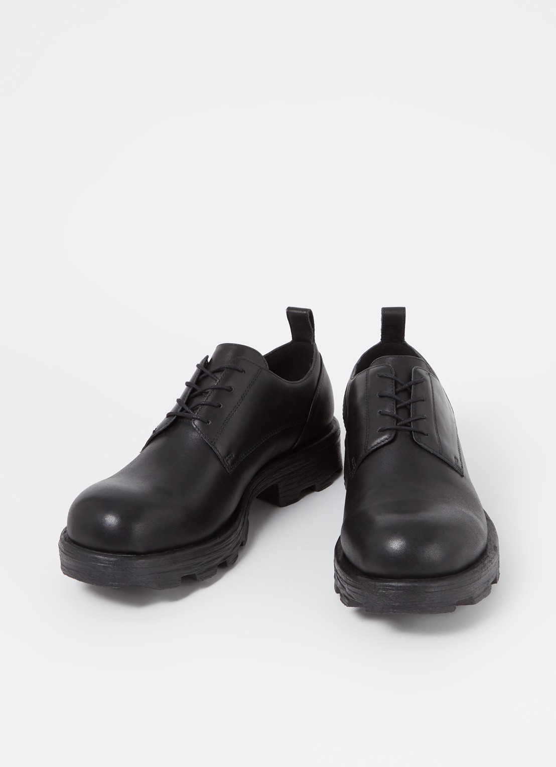 Diesel D-Hammer SH veterschoen van leer - detail 2 zwart