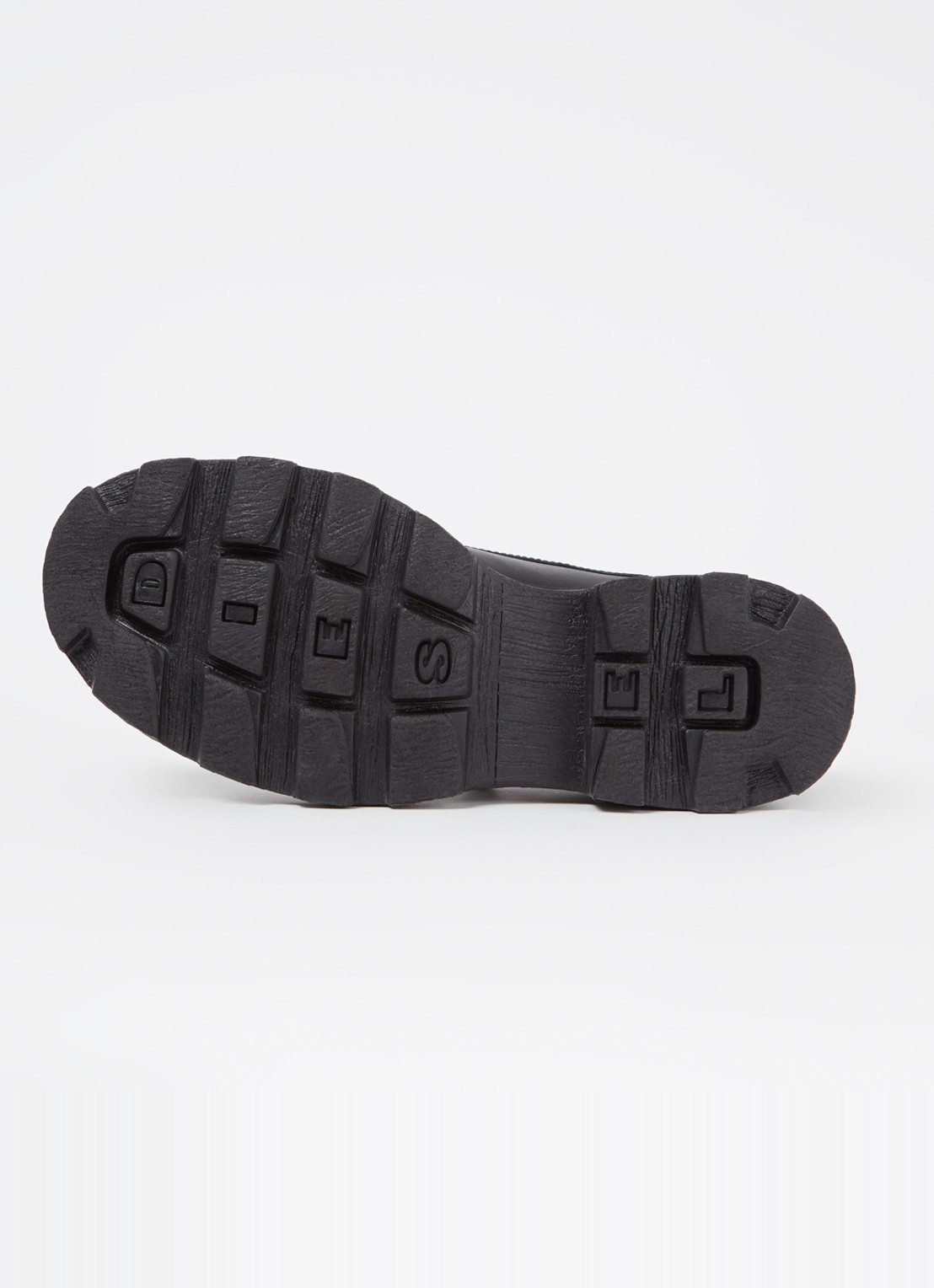 Diesel D-Hammer SH veterschoen van leer - detail 4 zwart