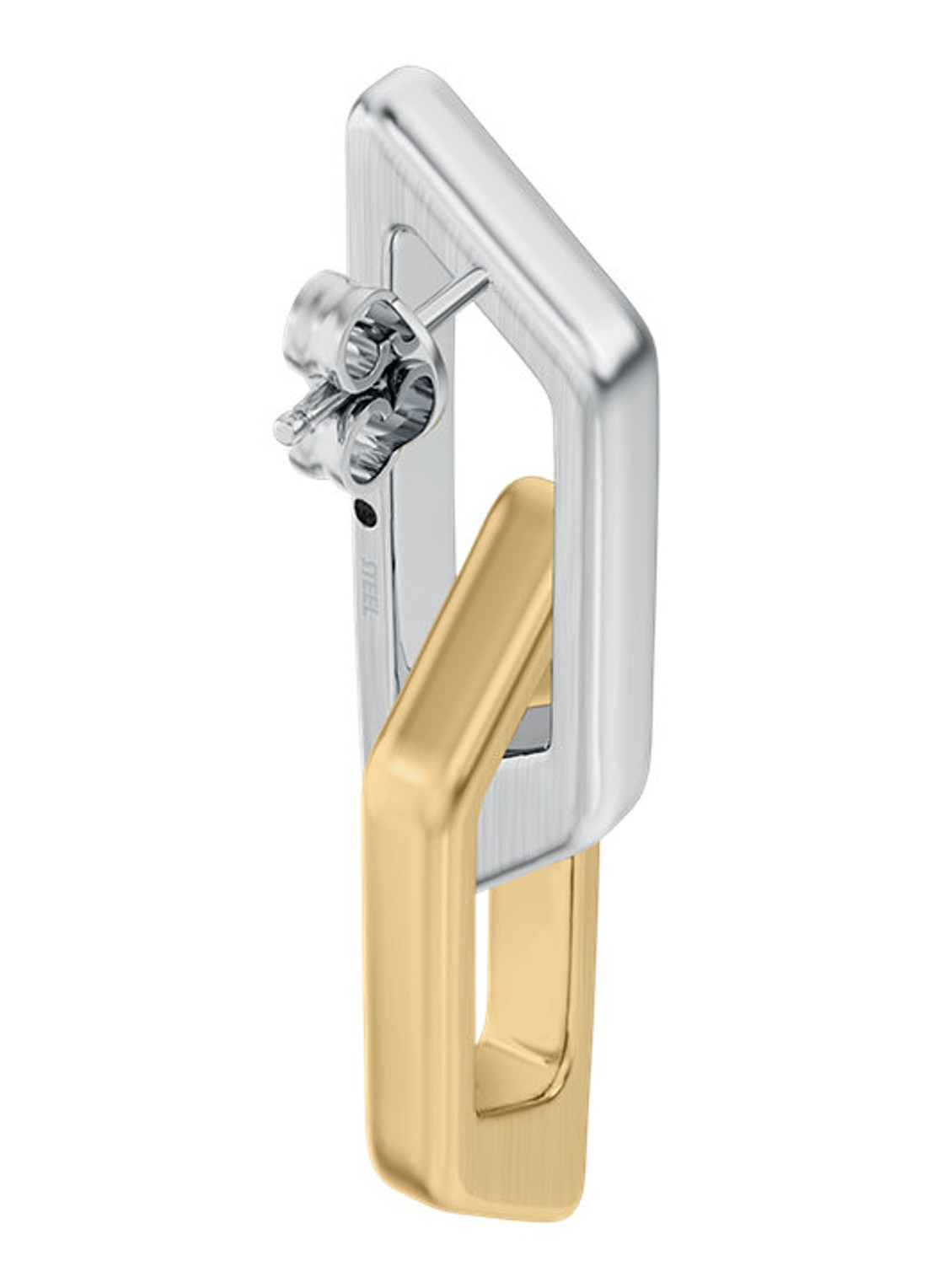 Diesel D Logo enkele oorsteker DX1685931 - detail 3 goud