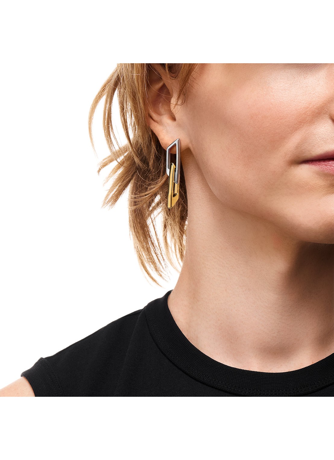 Diesel D Logo enkele oorsteker DX1685931 - detail 4 goud