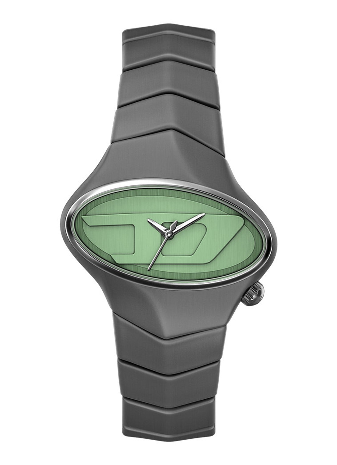 Diesel D-Rush horloge DZ2241 - voorkant 5 antraciet