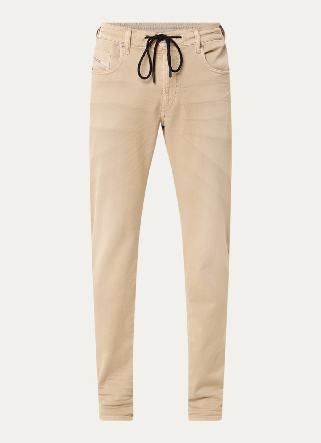 Diesel D-Strukt-B straight leg jeans met gekleurde wassing - voorkant 4 beige