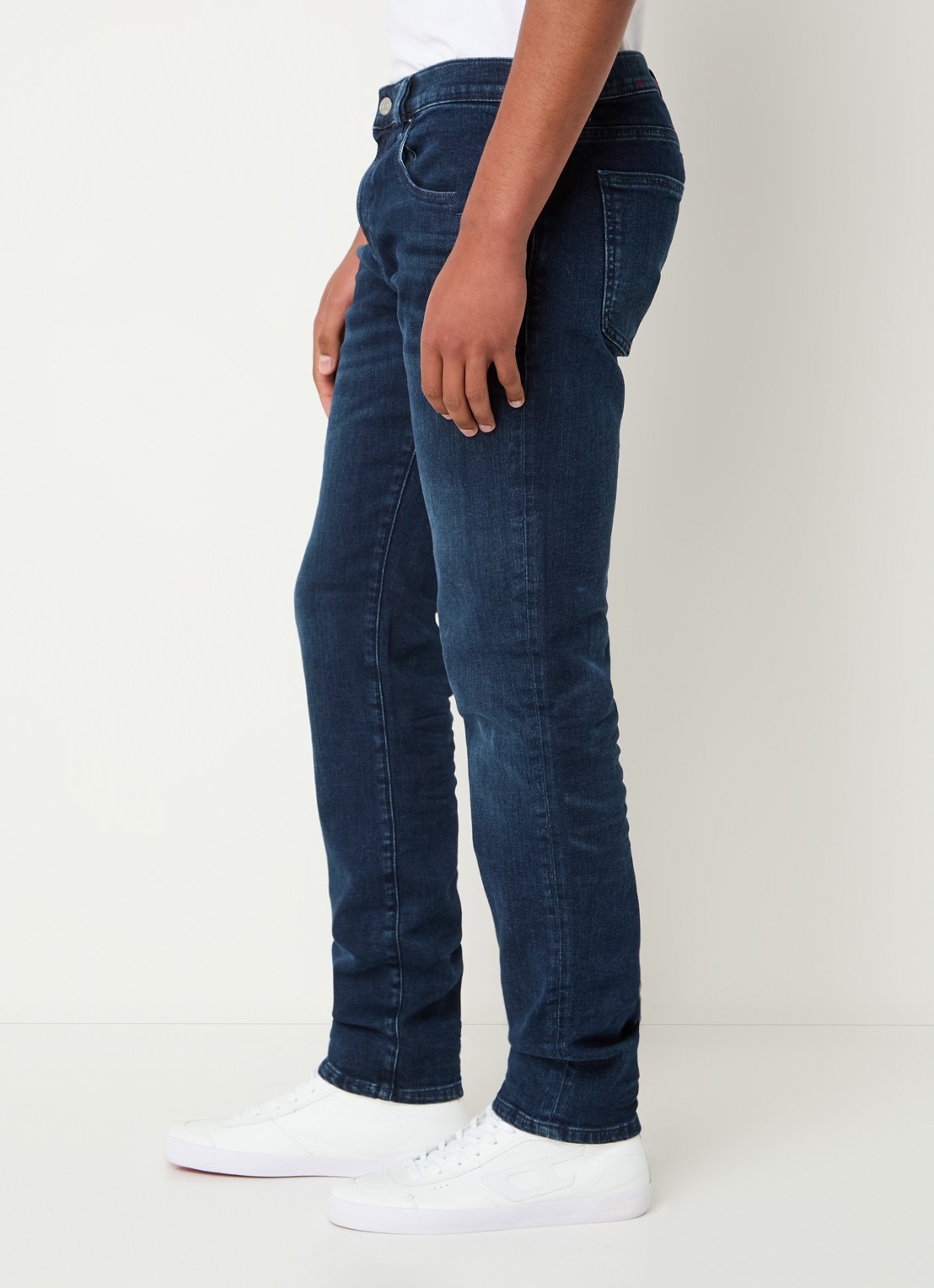 Diesel D-Strukt slim fit jeans met steekzakken - detail 5 indigo