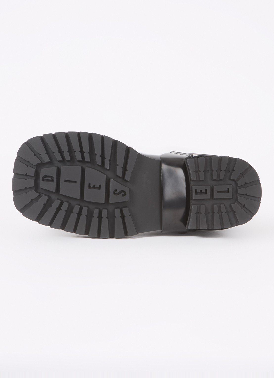 Diesel D-Texan-Harness enkelboot van leer - detail 3 zwart