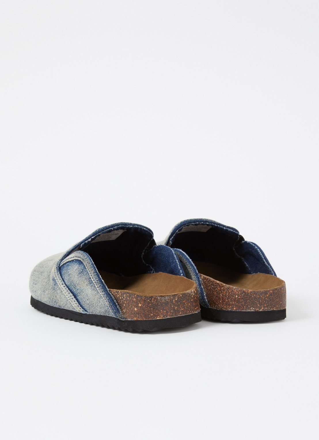 Diesel D-Woodstock muiltje van denim - achterkant indigo