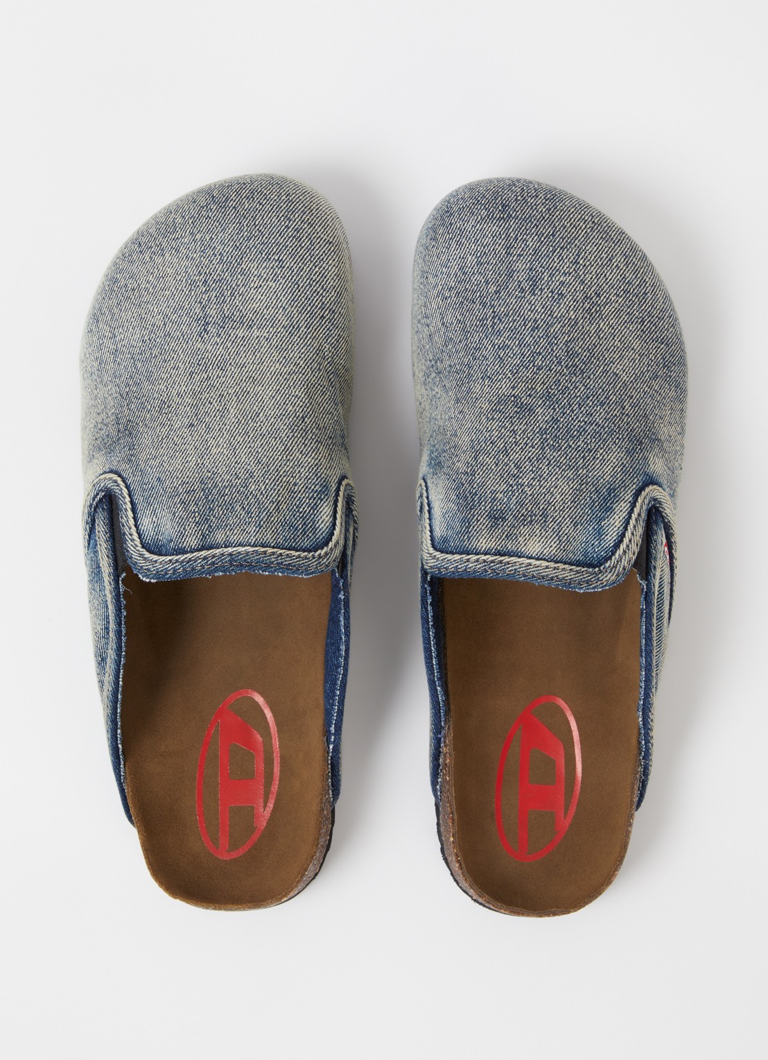 Diesel D-Woodstock muiltje van denim - detail 4 indigo