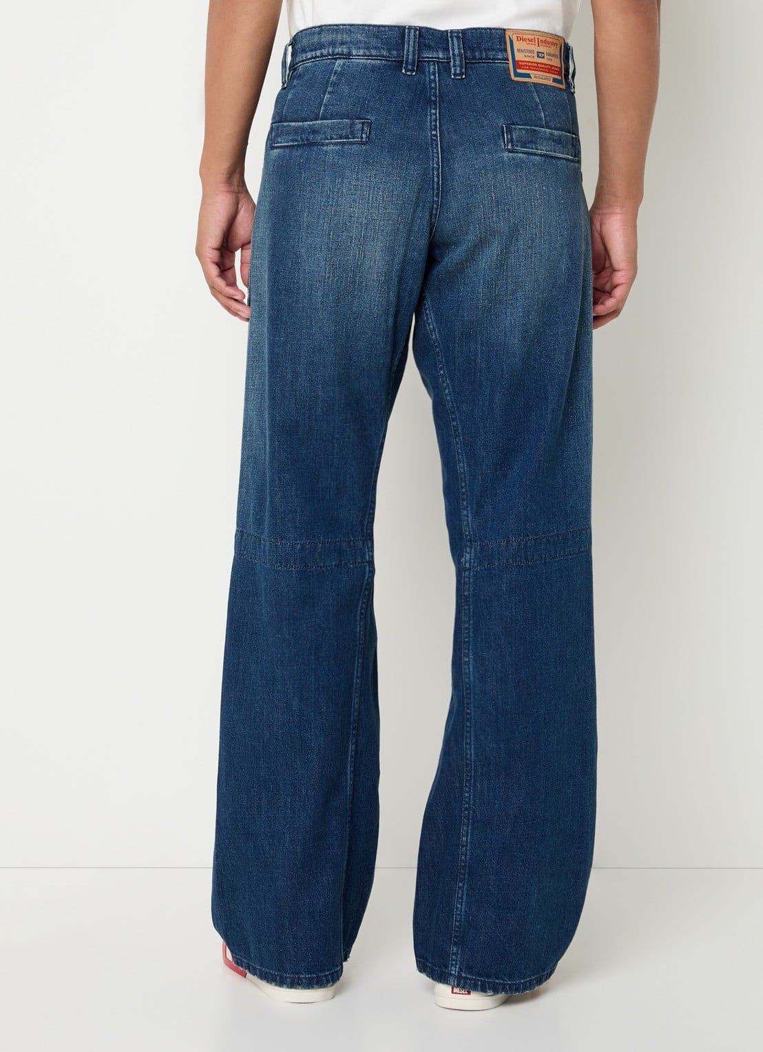 Diesel D-zeta loose fit jeans met donkere wassing - achterkant 3 indigo