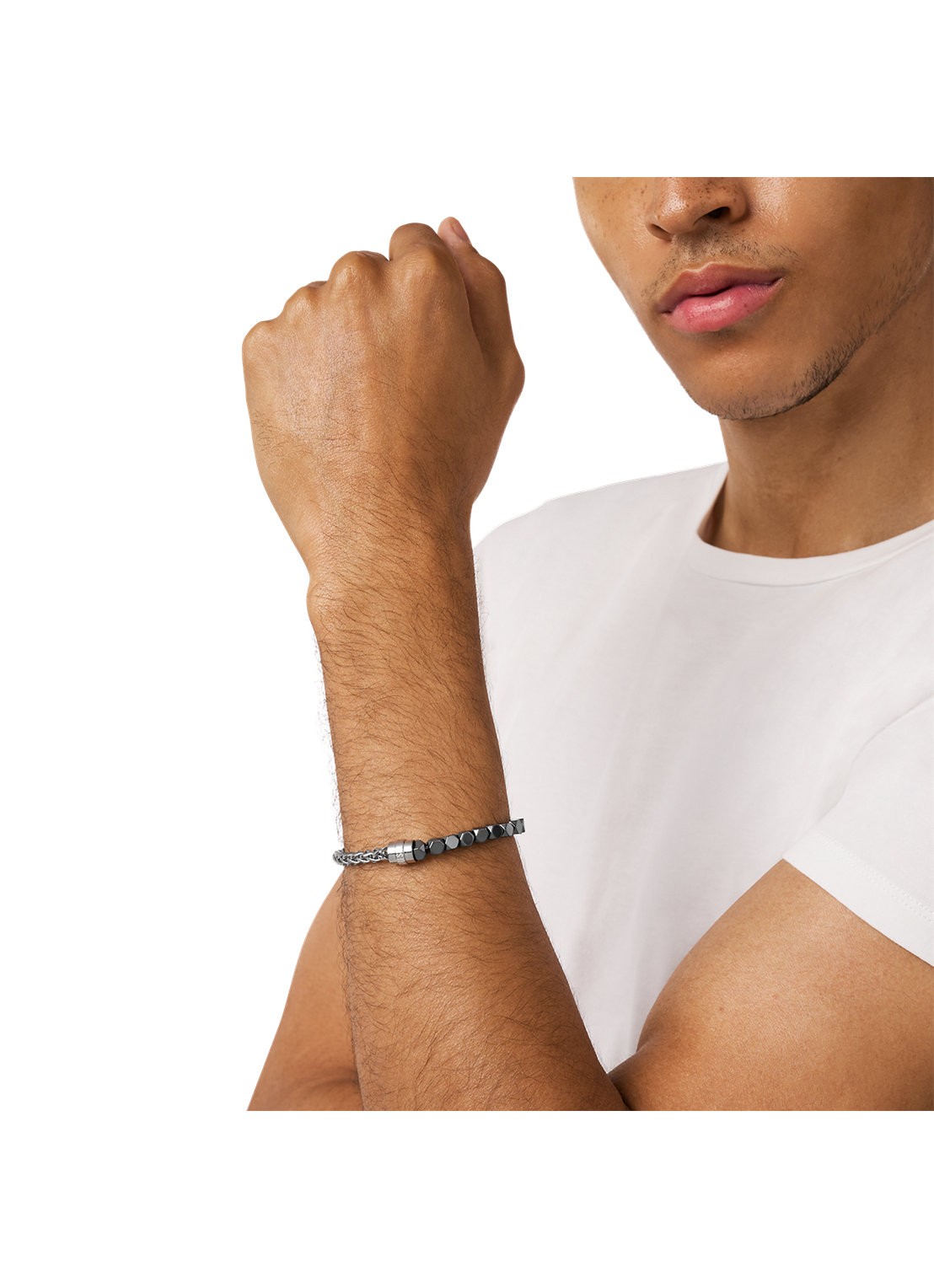 Diesel Diesel Font armband DX1647931 - detail 3 zilver