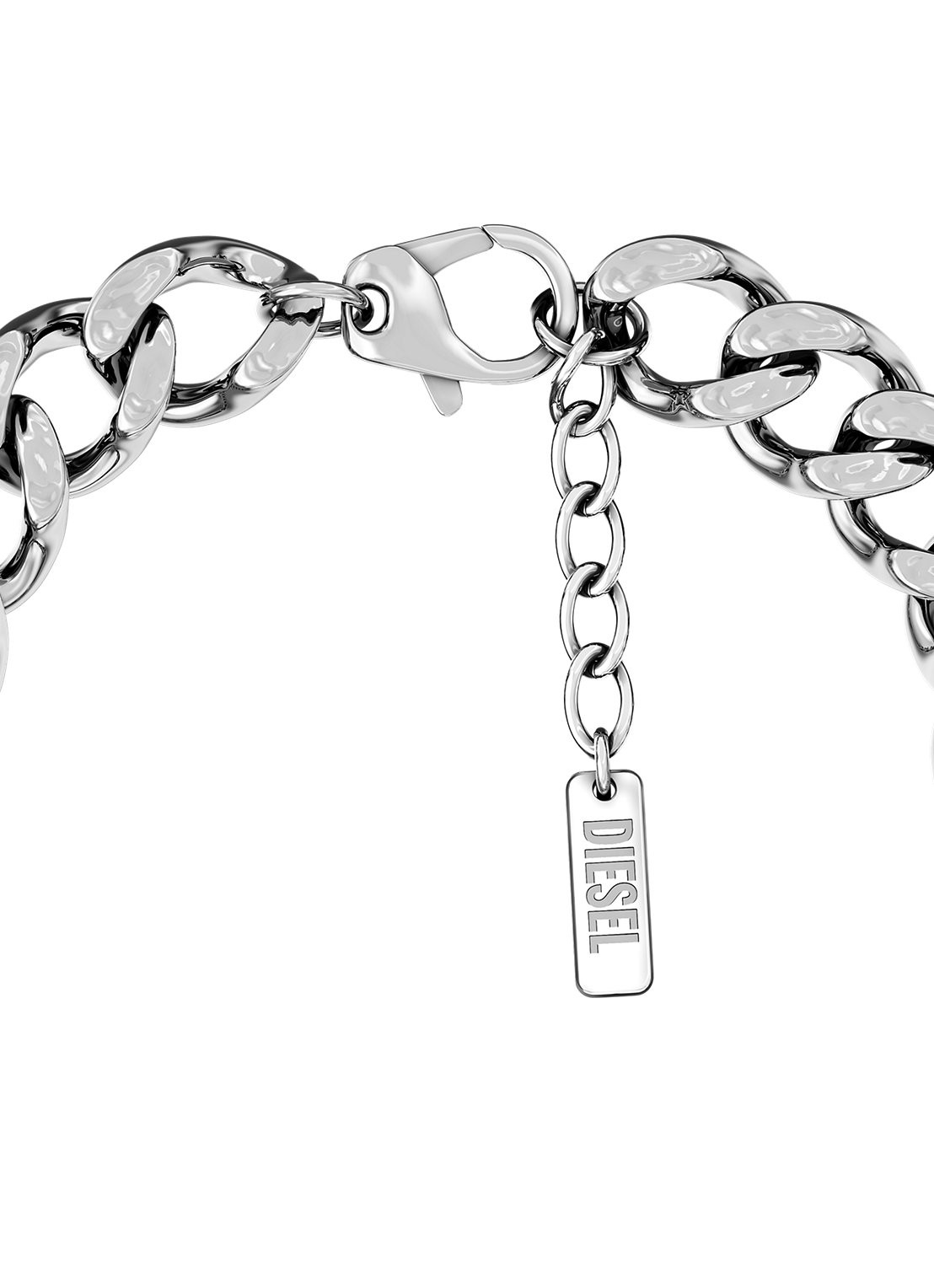 Diesel Diesel Font armband DX1732040 - detail zilver