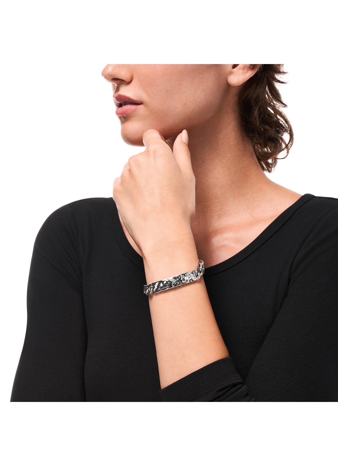 Diesel Diesel Font armband DX1732040 - detail 4 zilver