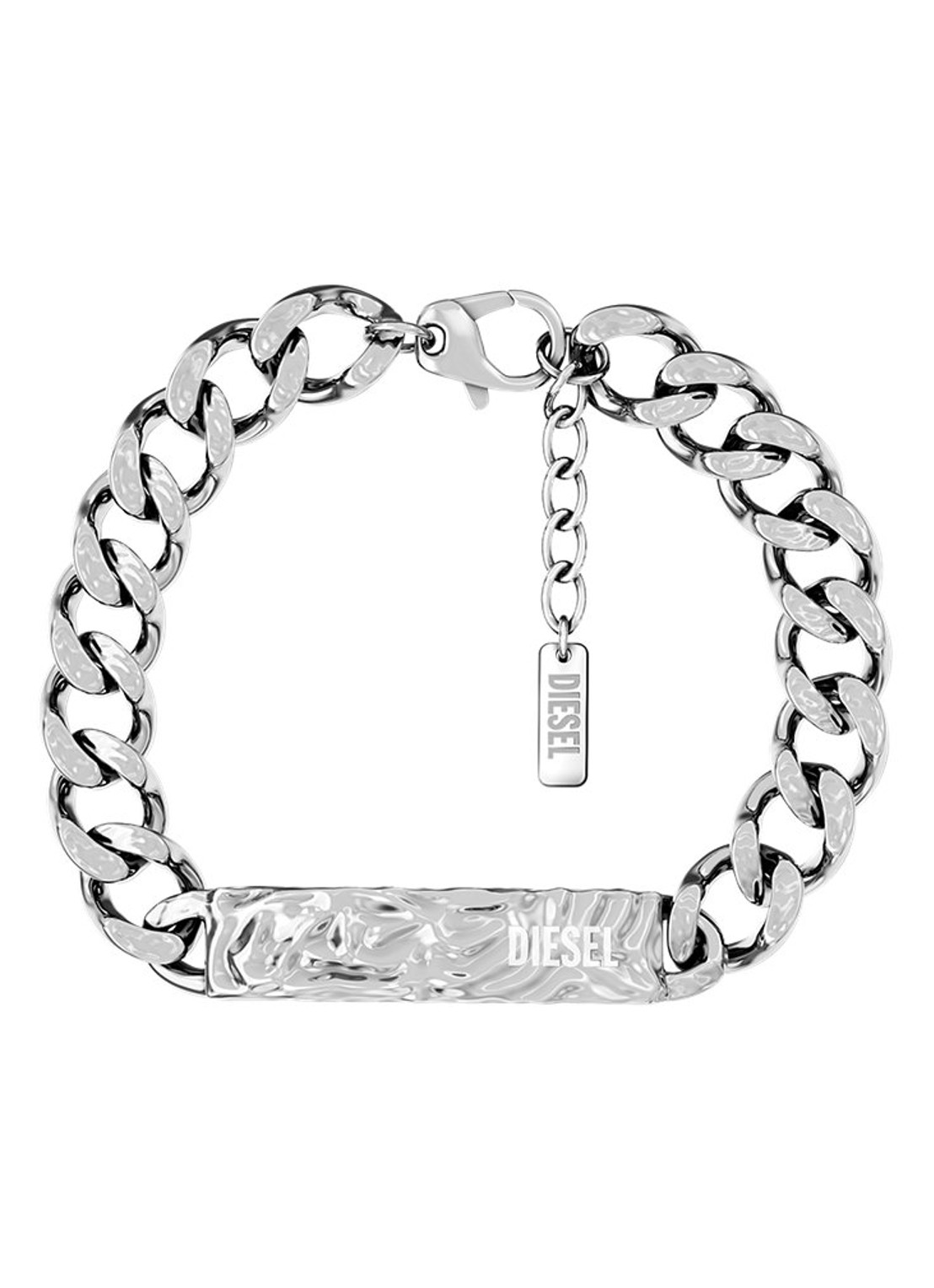 Diesel Diesel Font armband DX1732040 - voorkant 6 zilver