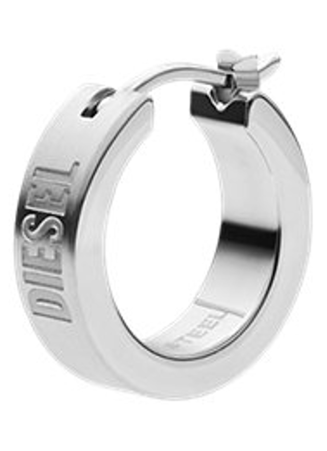 Diesel Diesel Font enkele oorring DX1639040 - detail 2 zilver