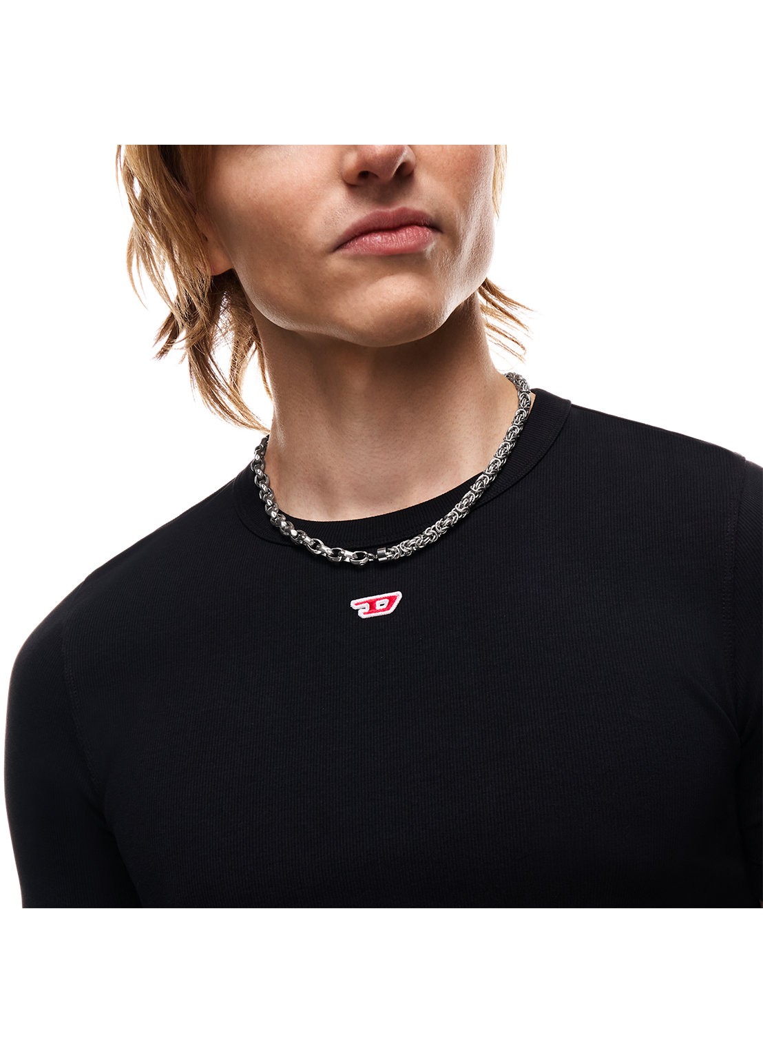 Diesel Diesel Font ketting DX1694040 - detail 3 zilver