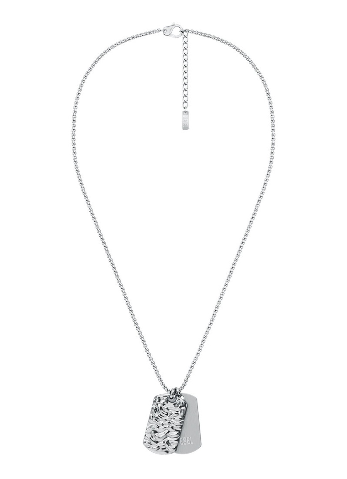 Diesel Diesel Font ketting DX1735040 - detail zilver