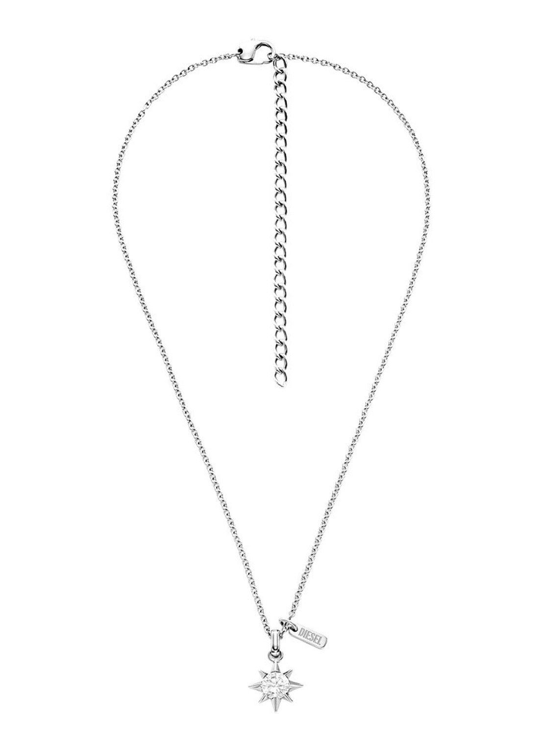Diesel Diesel Font ketting DX1747040 - detail zilver