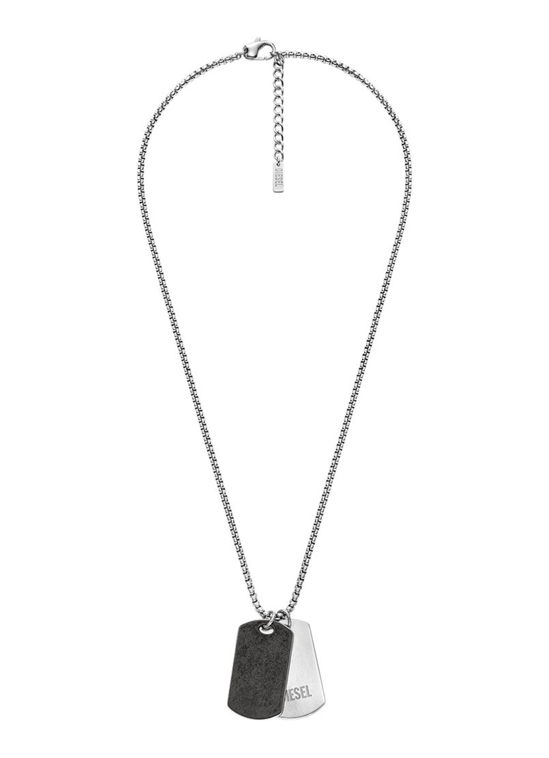 Diesel Diesel Font ketting DX1749040 - detail zilver