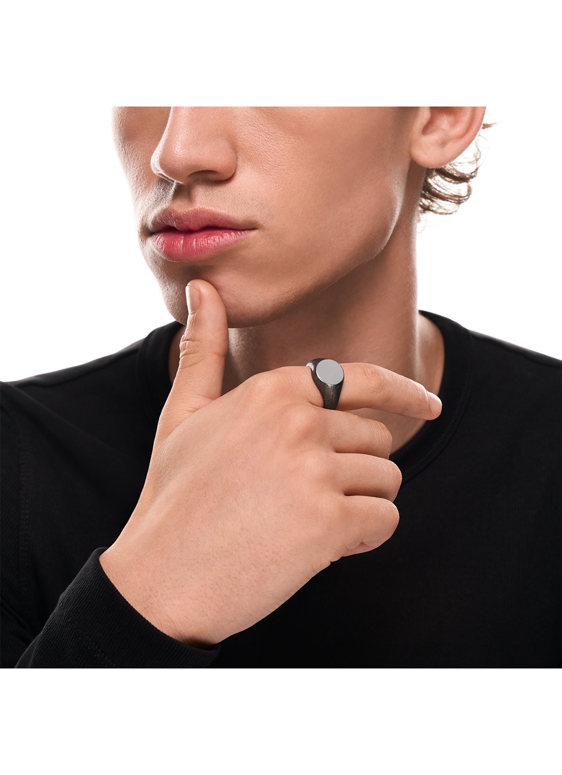 Diesel Diesel Font ring DX1736040 - detail 4 zilver