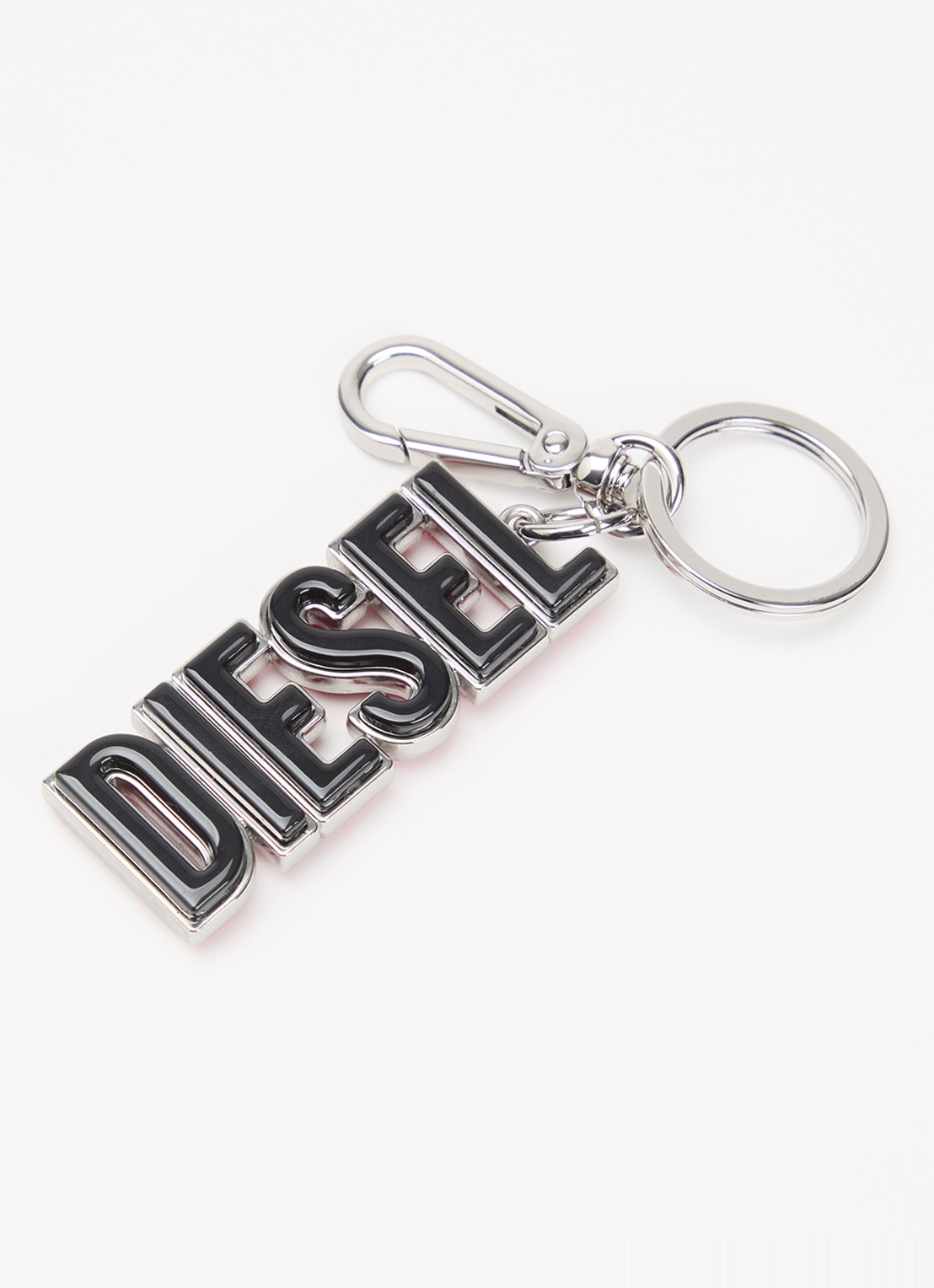 Diesel DSL 3D sleutelhanger met logo - voorkant 2 rood