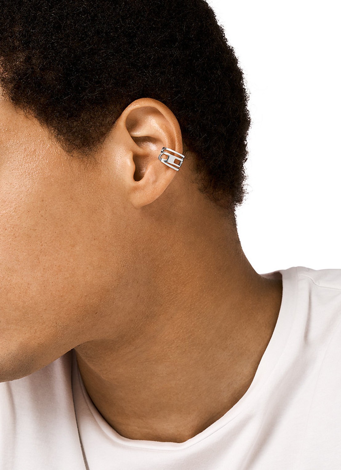 Diesel Enkele Ear Cuff DX1532040 - detail 5 zilver