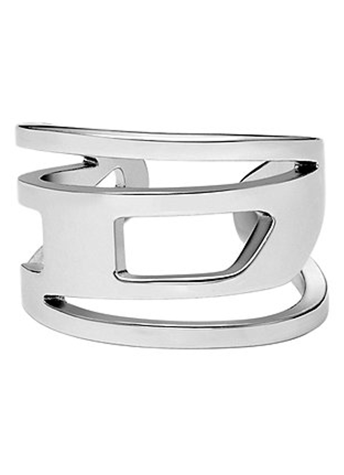 Diesel Enkele Ear Cuff DX1532040 - voorkant zilver