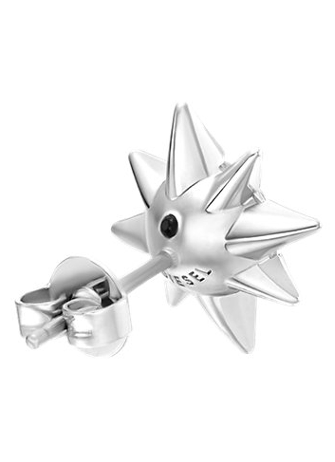 Diesel Enkele oorknopje DX1748040 - detail 2 zilver