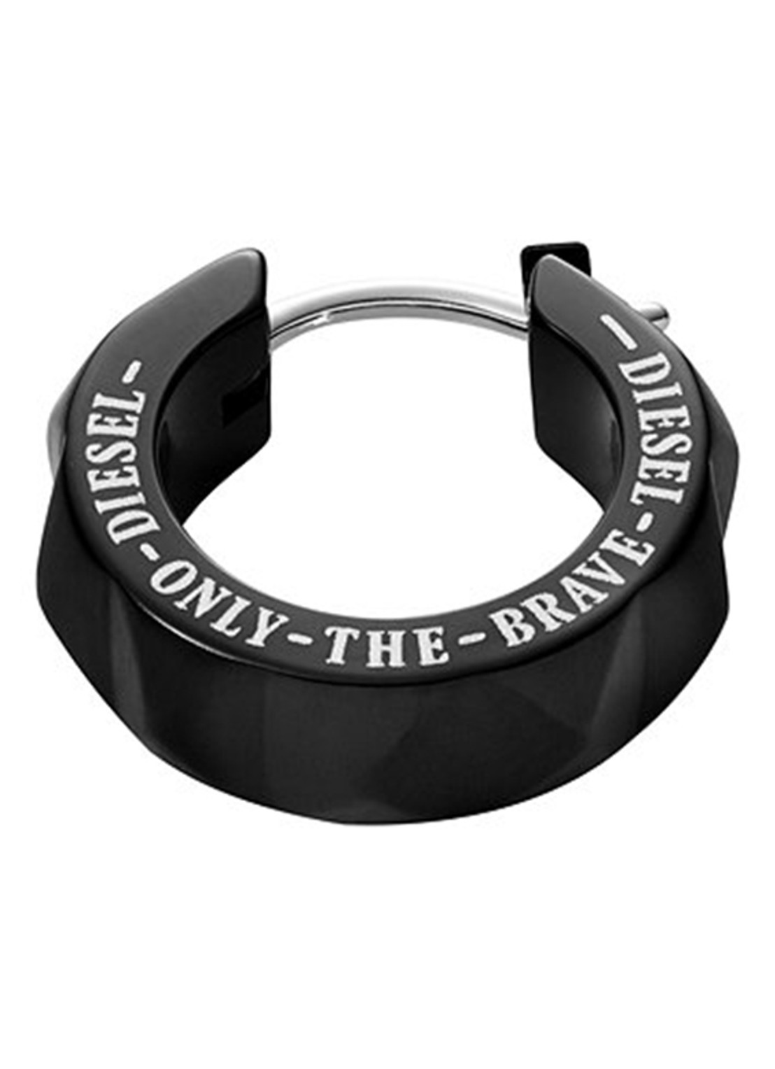 Diesel Enkele oorring DX1273001 - detail 2 zwart