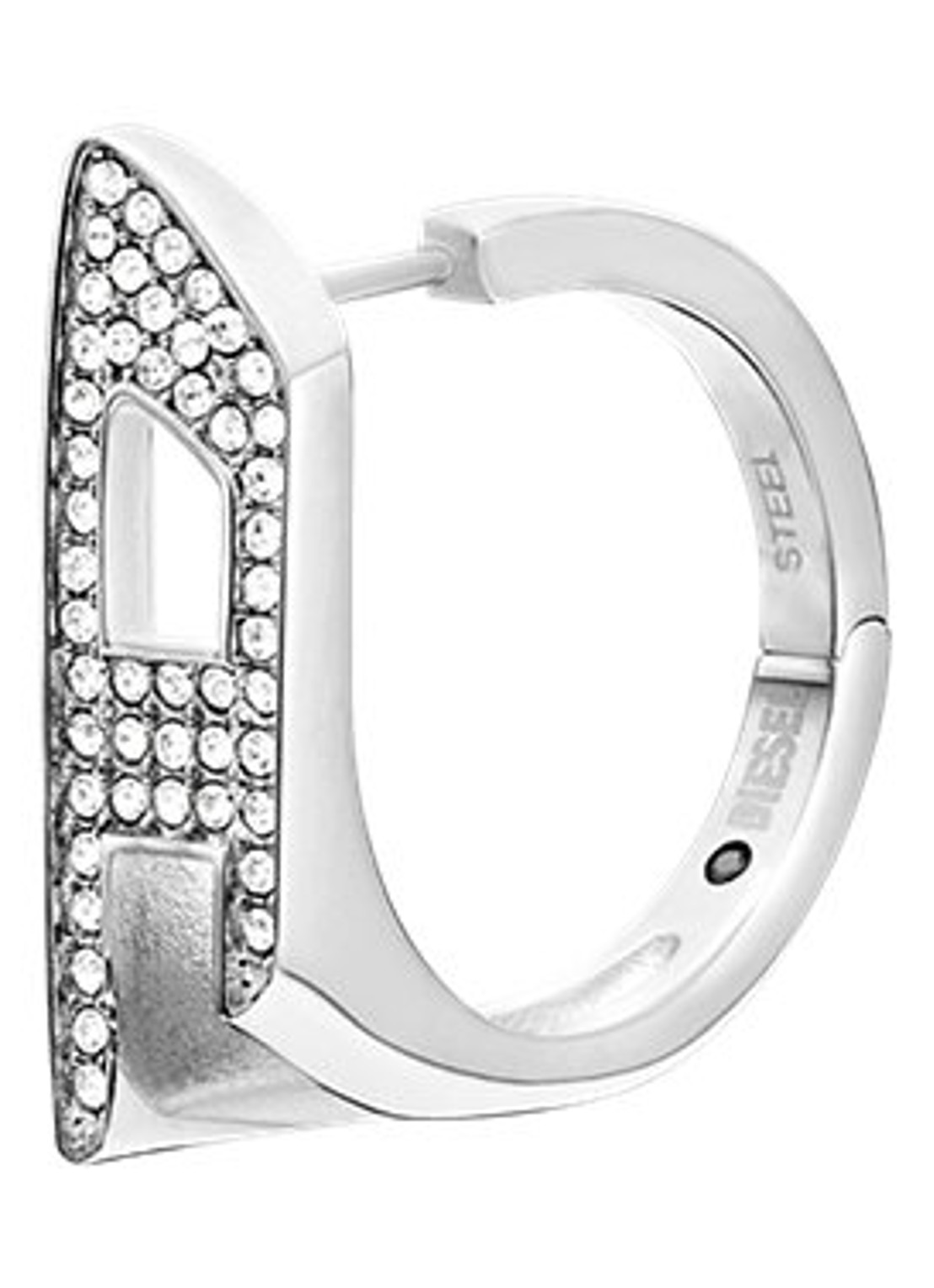 Diesel Enkele oorring DX1628040 - detail zilver