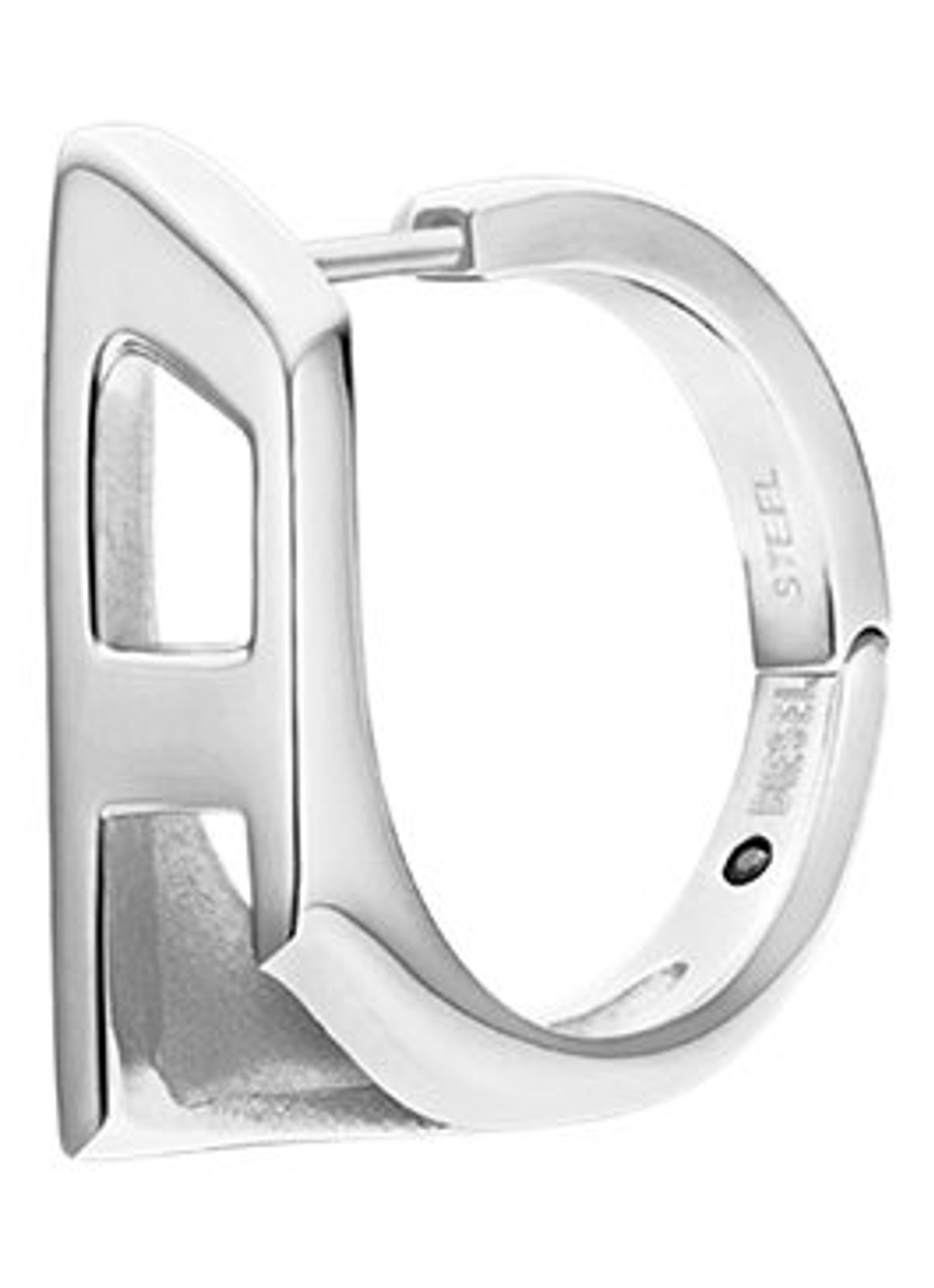 Diesel Enkele oorring DX1637040 - detail zilver