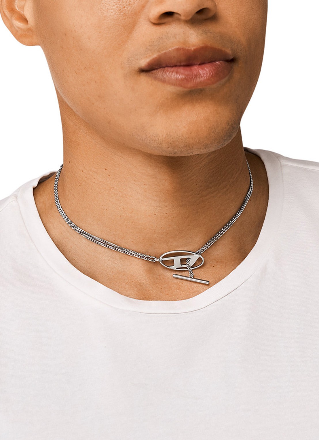 Diesel Ketting DX1534040 - detail 6 zilver