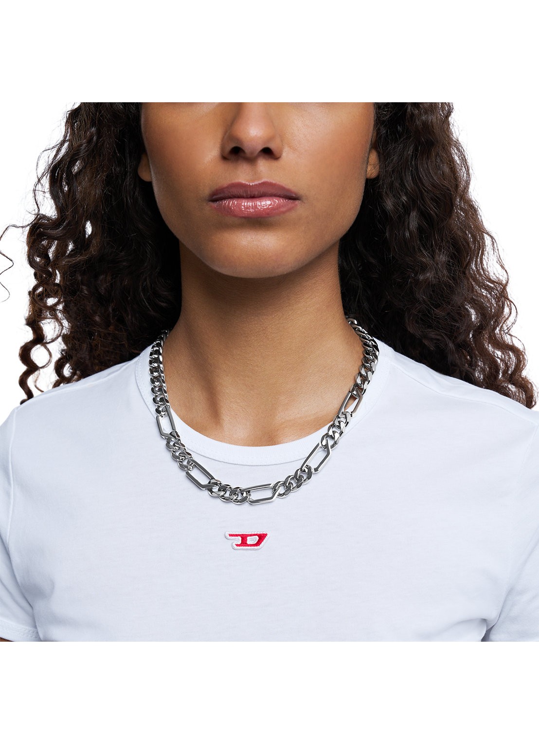 Diesel Ketting DX1626040 - detail 3 zilver