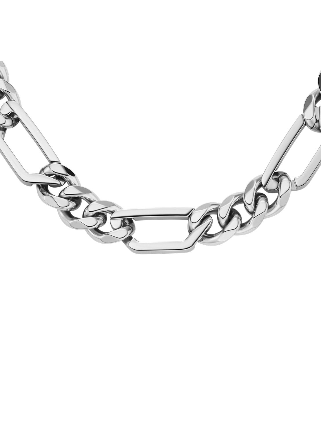 Diesel Ketting DX1626040 - voorkant zilver