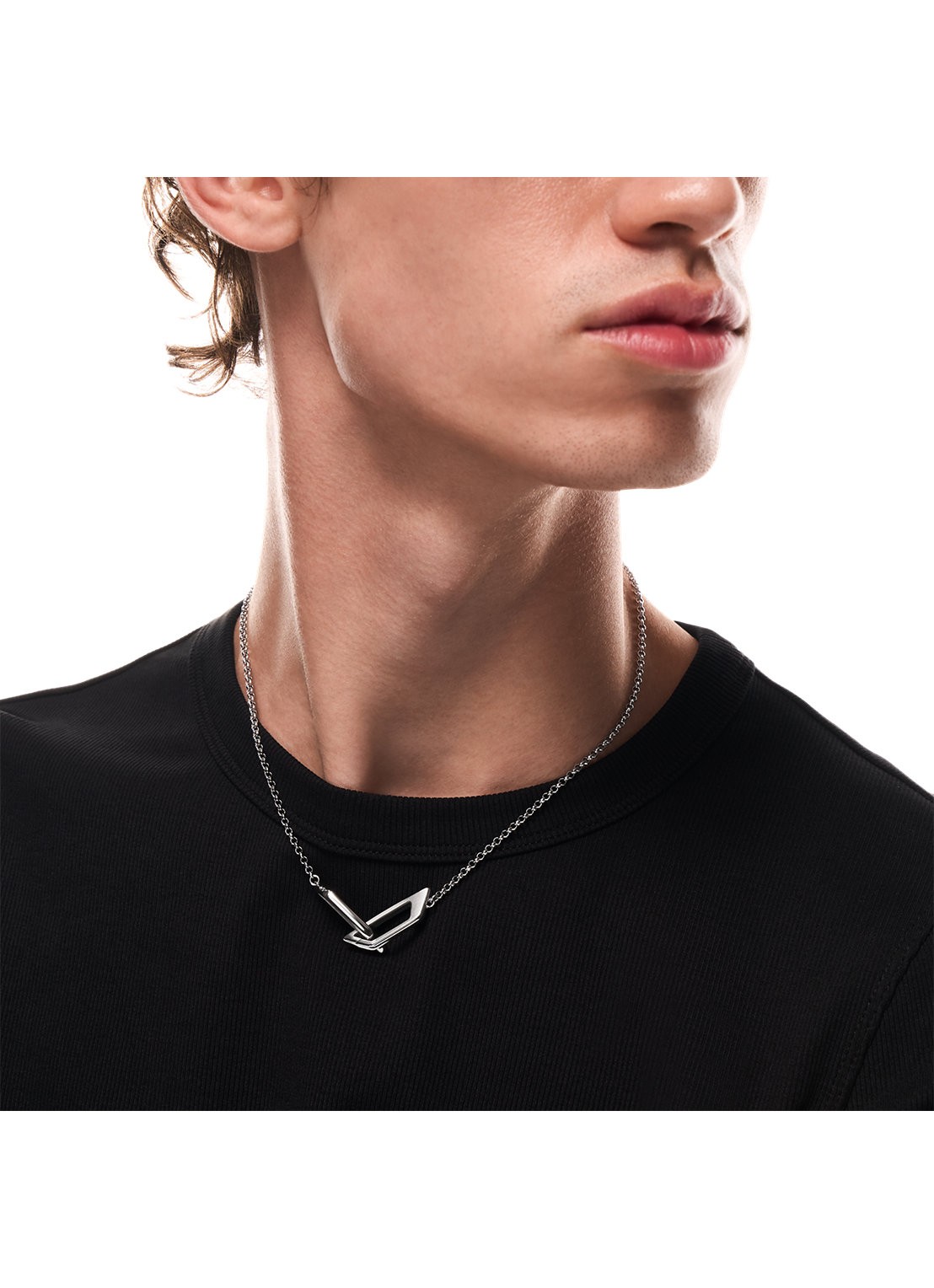 Diesel Ketting DX1727040 - detail 5 zilver