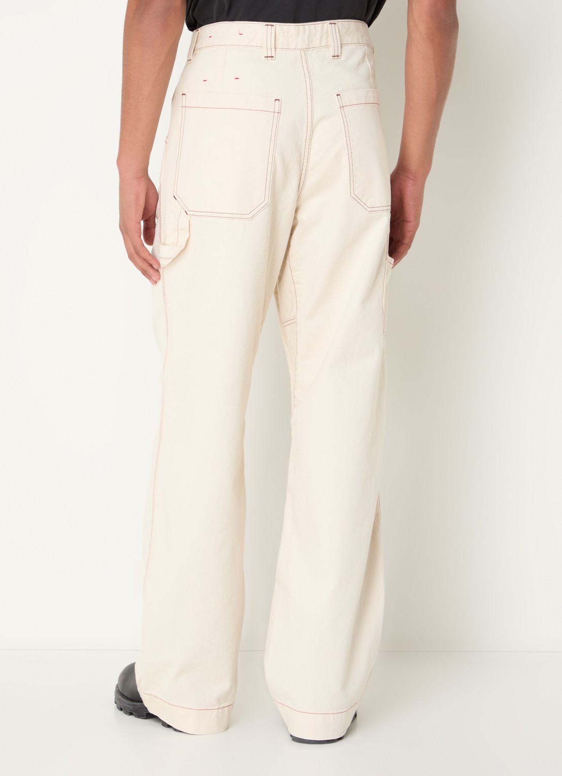 Diesel Loose fit jeans met lichte wassing - achterkant 5 creme