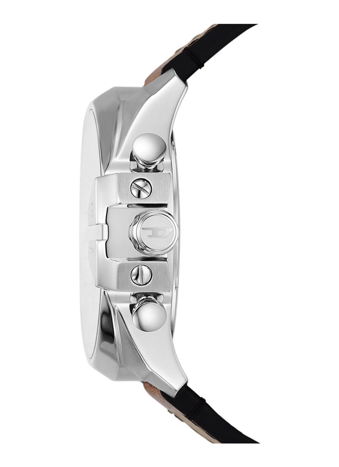 Diesel Mega Chief horloge DZ4657 - detail 3 zilver