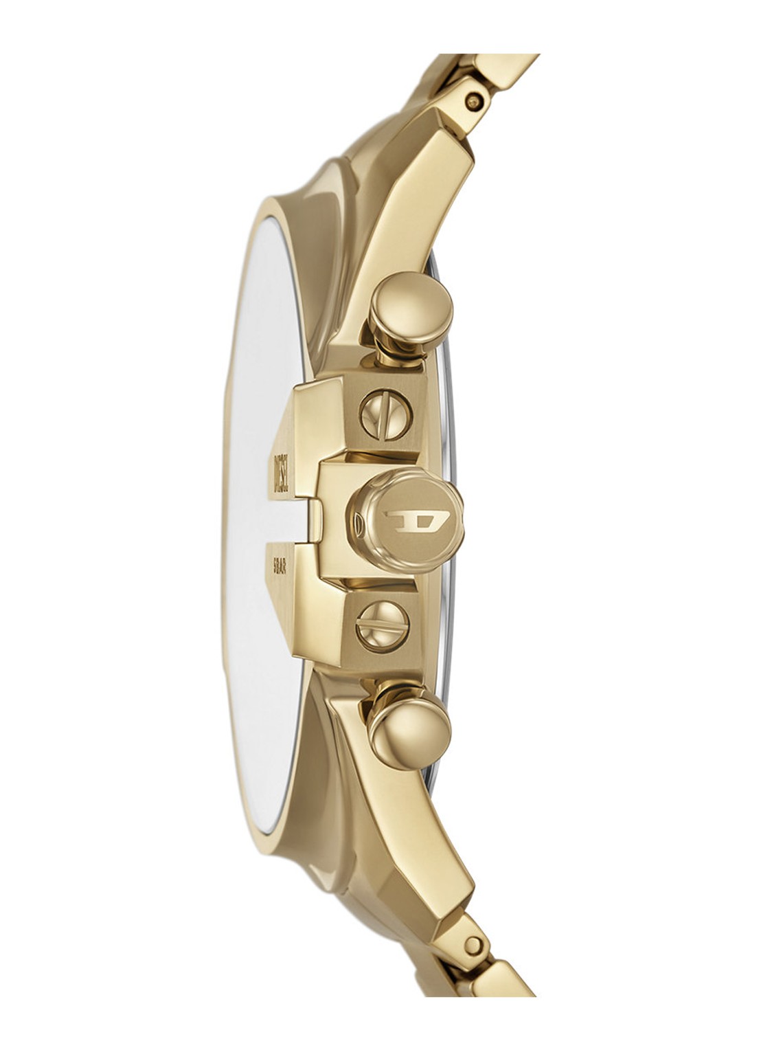 Diesel Mega Chief Slim horloge DZ4684 - detail 2 goud
