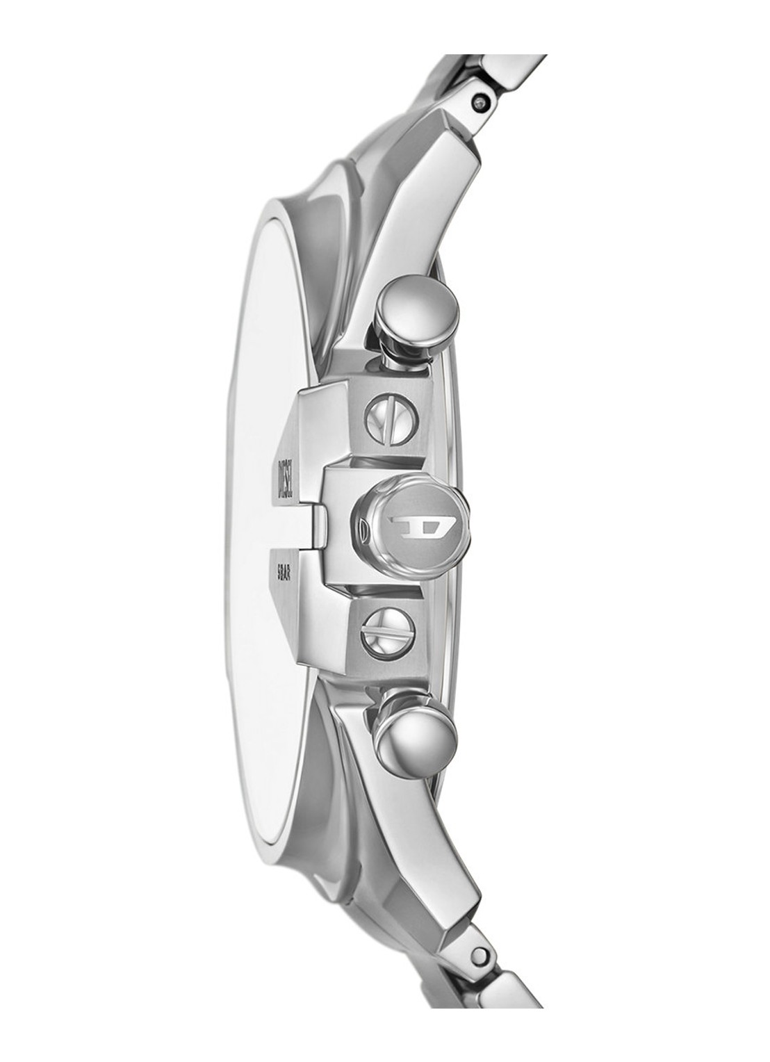 Diesel Mega Chief Slim horloge DZ4686 - detail 2 zilver