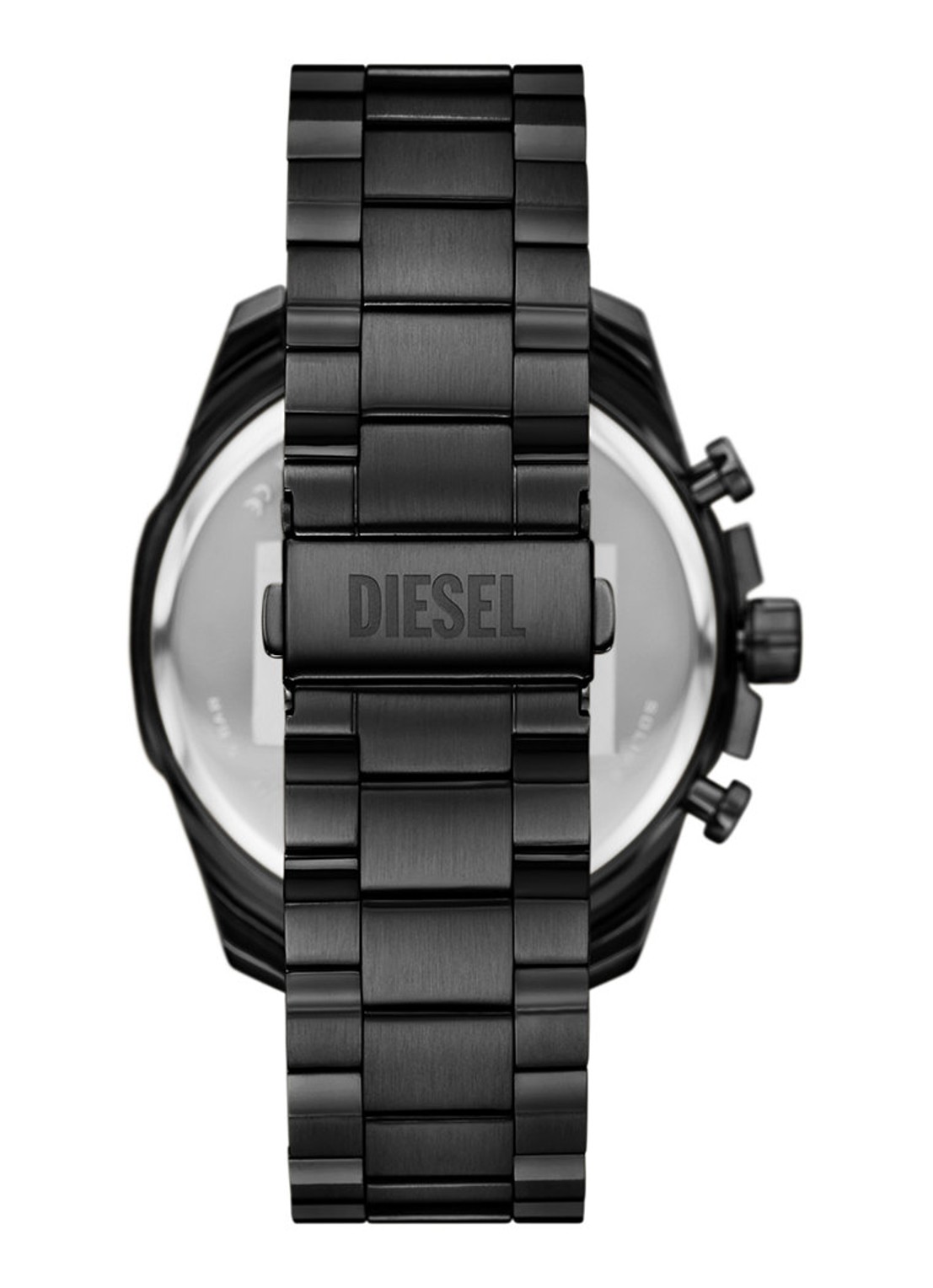 Diesel Mega Chief Slim Horloge DZ4689 - detail zwart