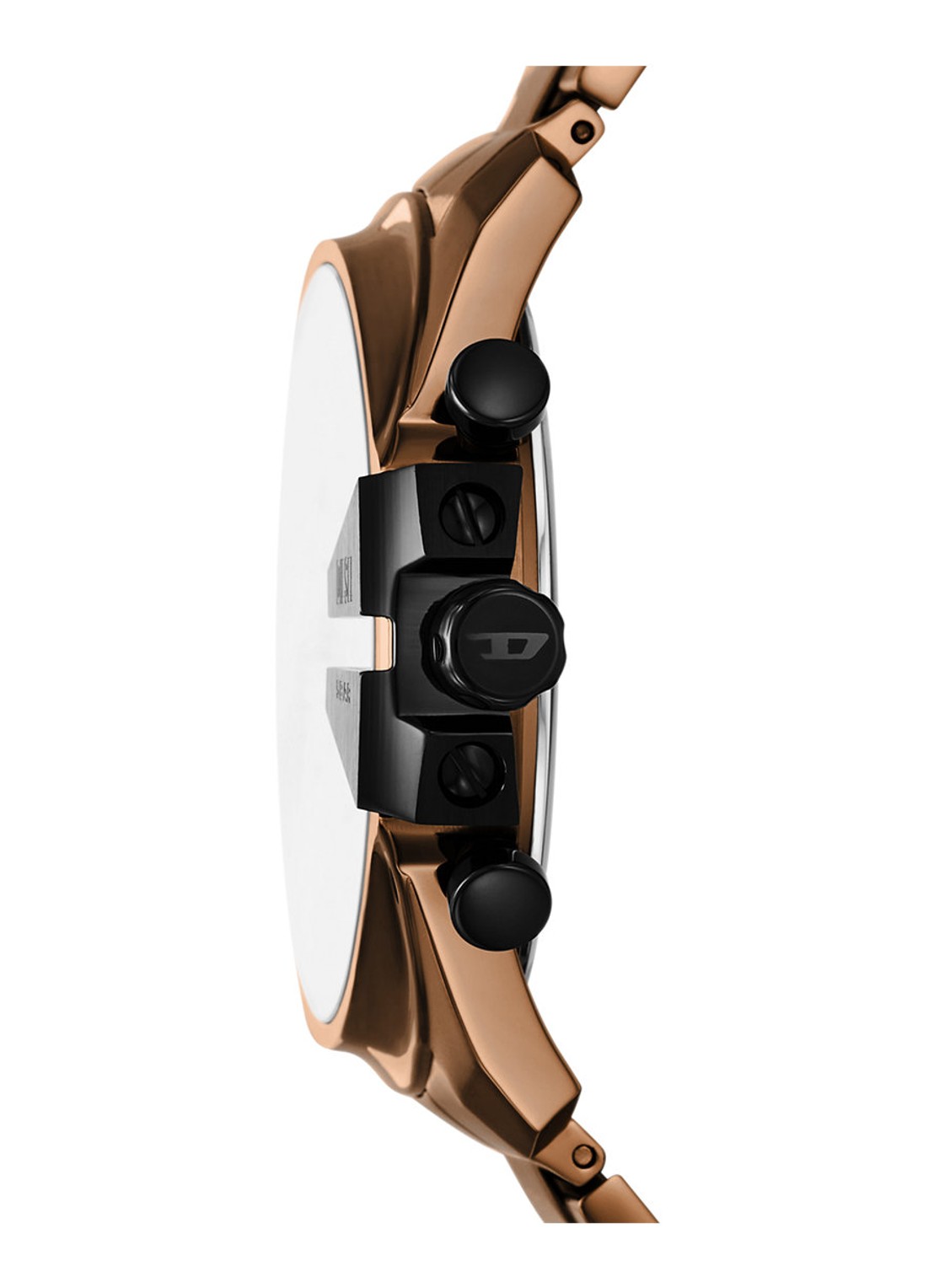 Diesel Mega Chief Slim horloge DZ4697 - detail 2 bruin