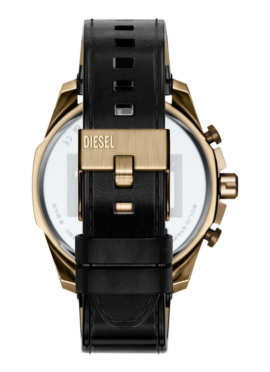 Diesel Mega Chief Slim horloge DZ4732 - detail goud