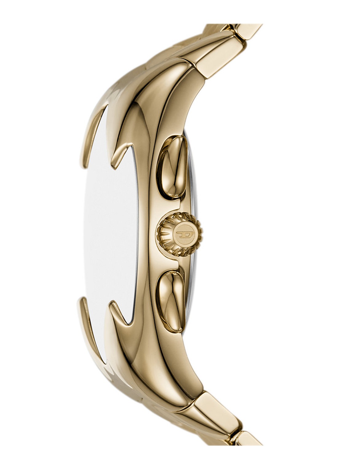 Diesel Mercurial horloge DZ4681 - detail 3 goud